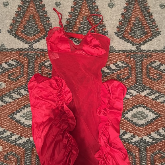NWT Sketch-Y x REVOLVE Mia Dress in Red size XS - Picture 4 of 6